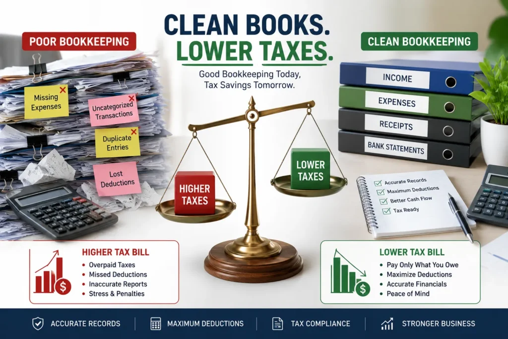 poor bookkeeping increases tax bill 2026