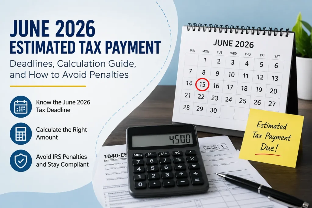 June 2026 Estimated Tax Payment: Deadlines, Calculation Guide, and How to Avoid Penalties