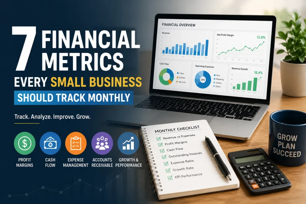 7 Financial Metrics Every Small Business Should Track Monthly