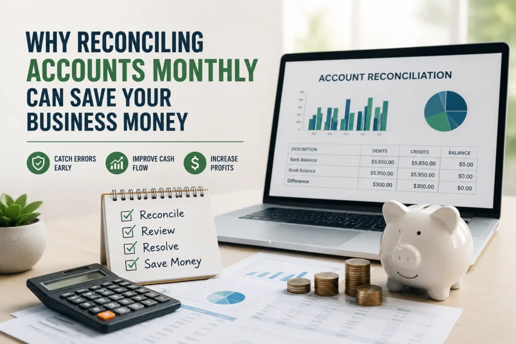 Why Reconciling Accounts Monthly Can Save Your Business Money