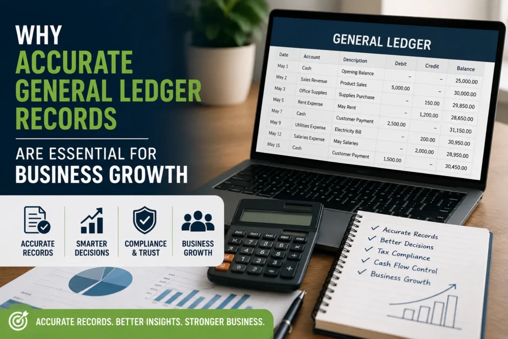 Why Accurate General Ledger Records Are Essential for Business Growth