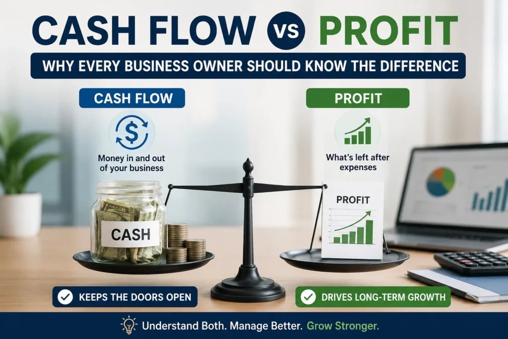 Cash Flow vs Profit: Why Every Business Owner Should Know the Difference