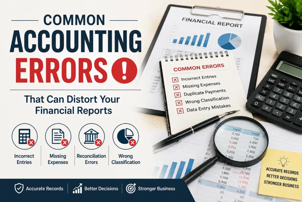 Common Accounting Errors That Can Distort Your Financial Reports